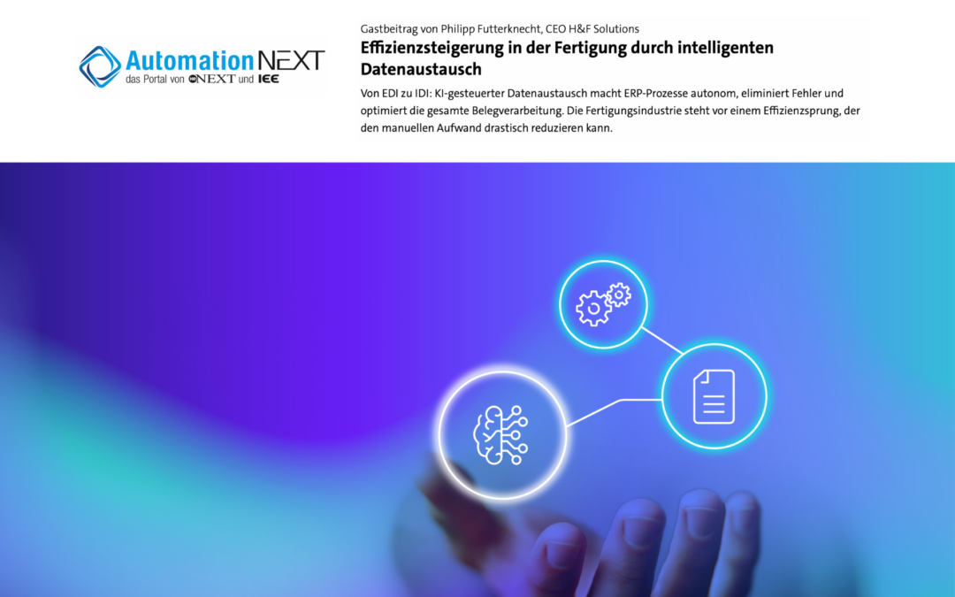 Effizienzsteigerung in der Fertigung durch intelligenten Datenaustausch